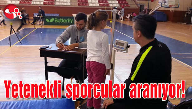 Yetenekli sporcular aranıyor!