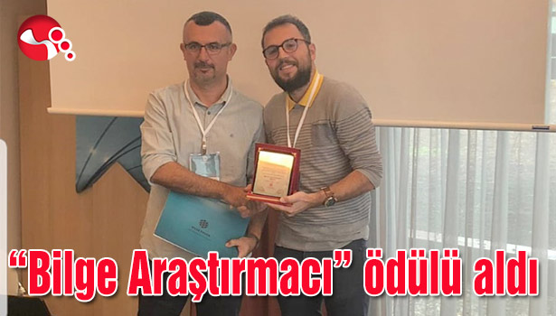 "Bilge Araştırmacı" ödülü aldı