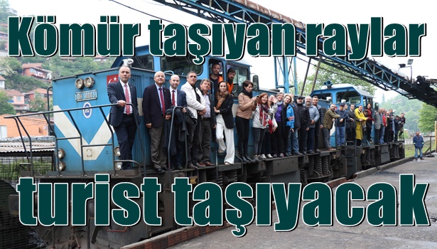 Kömür taşıyan raylar turist taşıyacak