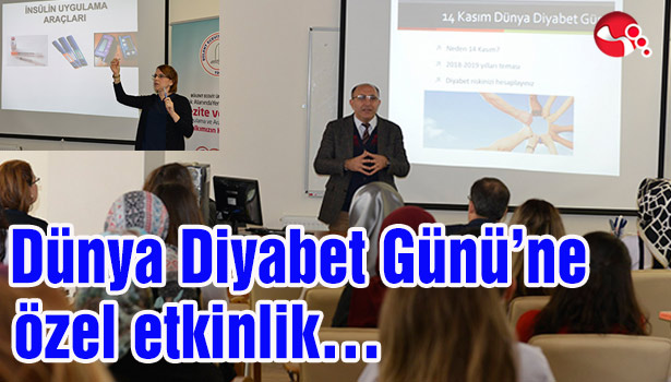 Dünya Diyabet Günü'ne özel etkinlik...