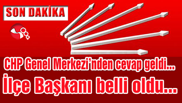 CHP GENEL MERKEZİ'nden cevap geldi...