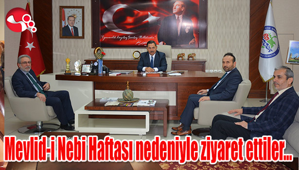 Mevlid-i Nebi Haftası nedeniyle ziyaret ettiler...