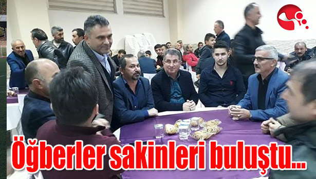 Öğberler sakinleri buluştu...