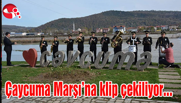 Çaycuma Marşı'na klip çekiliyor...