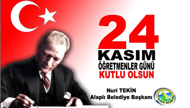 Başkan Tekin "Öğretmenler Günü'nü kutluyorum..."