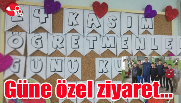 Jandarmadan güne özel ziyaret...
