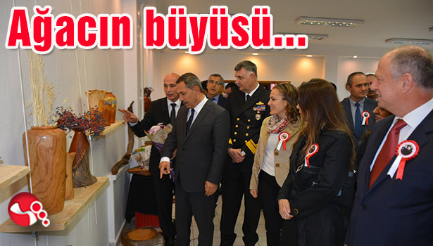 Ağacın büyüsü sergisi açıldı...