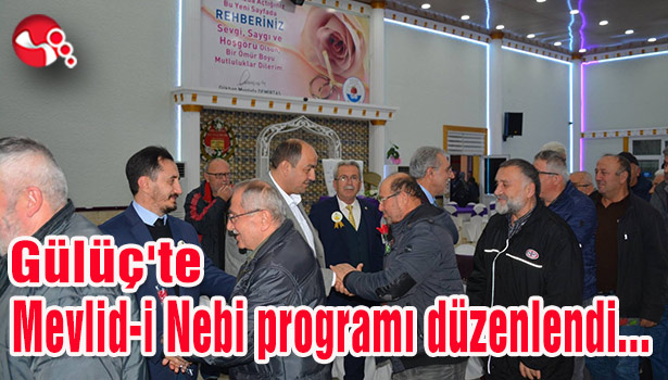 Gülüç'te Mevlid-i Nebi programı düzenlendi...