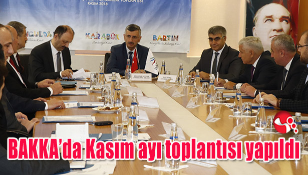 BAKKA Kasım ayı toplantısı yapıldı