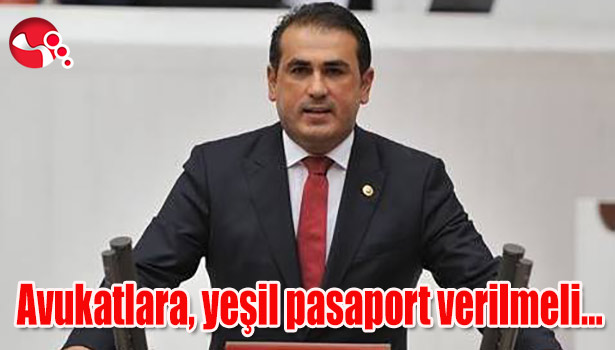Avukatlara, yeşil pasaport verilmeli...