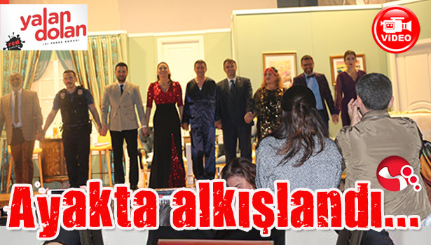 Cengiz Küçükayvaz ve ekibi ayakta alkışlandı...