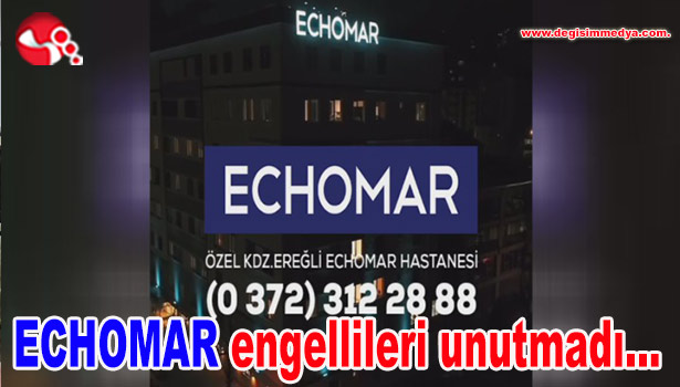 ECHOMAR engellileri unutmadı...
