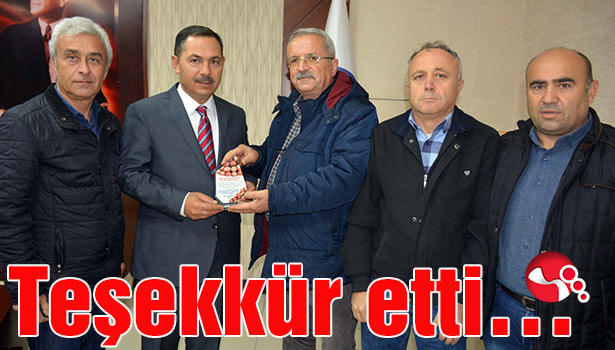 Tüm üreticiler adına teşekkür etti...