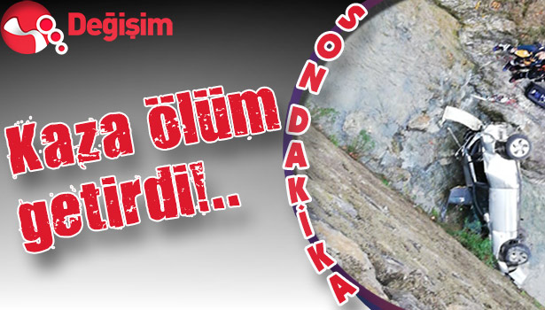 Kaza ölüm getirdi!..