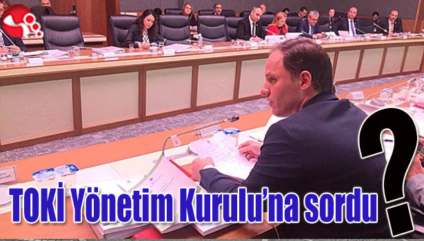 Yavuzyılmaz TOKİ Yönetim Kurulu'na sordu?
