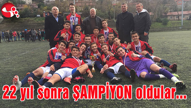 22 yıl sonra şampiyon oldular...