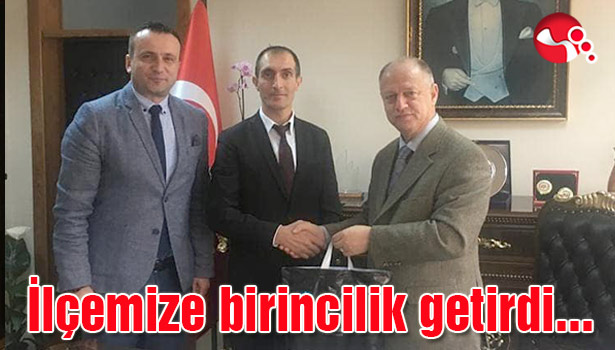 İlçemize birincilik getirdi...