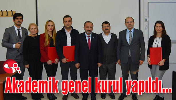 Akademik genel kurul yapıldı...