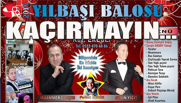 Yılbaşı Balosu'nu Kaçırmayın...