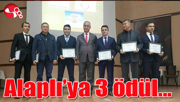 "Okulum Bir(İnci) Projesi"inde Alaplı üç ödül...