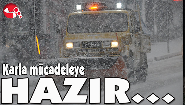 Ereğli Belediyesi karla mücadeleye HAZIR...