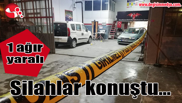 Silahlar konuştu...1 ağır yaralı...