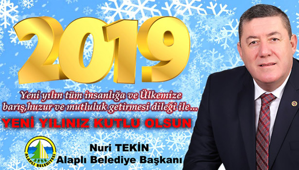 Başkan Tekin, "Yeni yılınız Kutlu olsun"