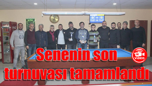Yılın son turnuvası tamamlandı...