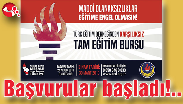 Başvurular başladı!..