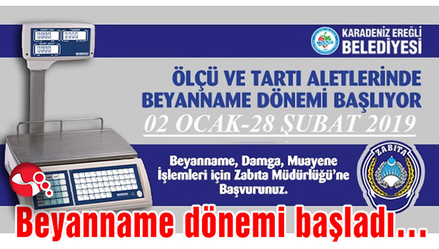 Beyanname dönemi başladı...