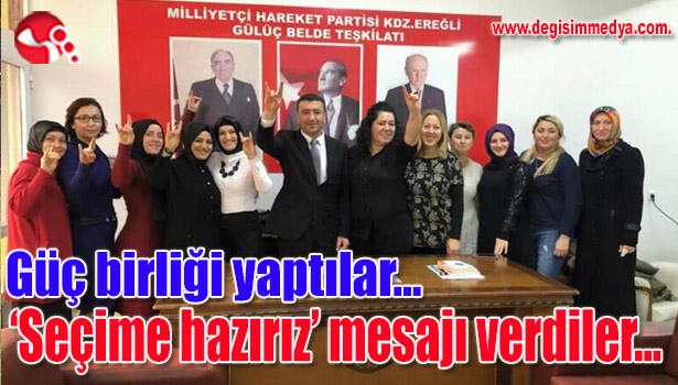 Güç birliği yaptılar... 'Seçime hazırız' mesajı verdiler...
