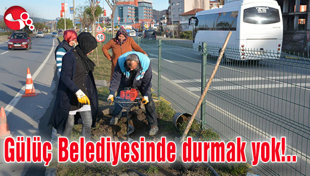 Gülüç Belediyesinde durmak yok!..