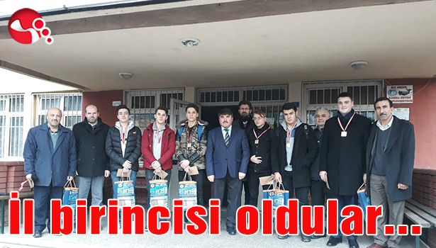 İl birincisi oldular...