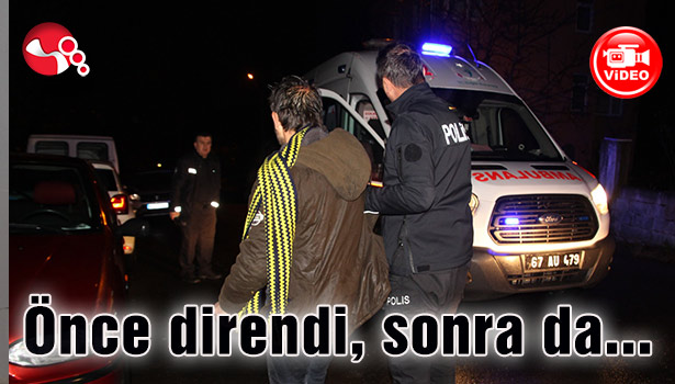 Önce direndi, sonra da...