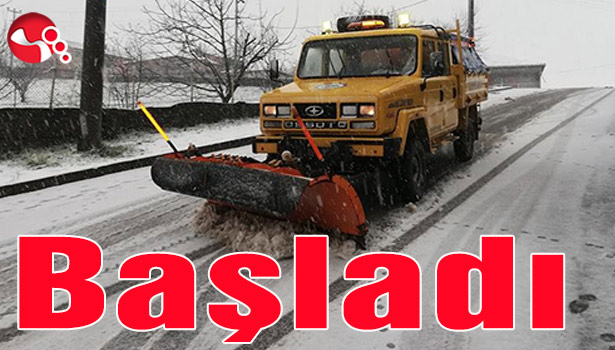 Karla mücadele başladı...