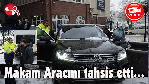 Makam Aracını tahsis etti...