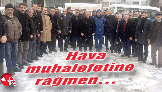 Hava muhalefetine rağmen...