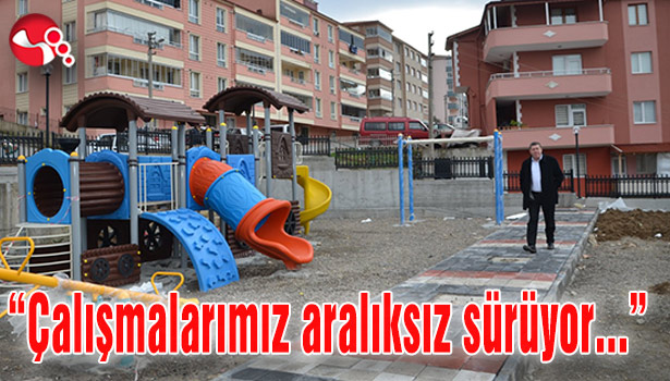 Başkan Tekin; "Çalışmalarımız aralıksız sürüyor..."