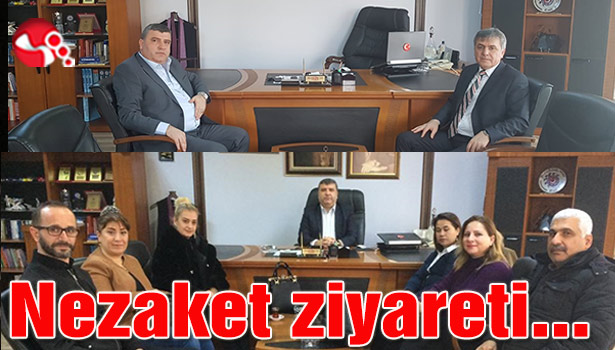 Başkan Ercan'a nezaket ziyaretleri...