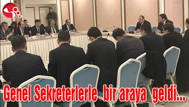 Sanayi ve Tekonoloji Bakanı Varank, Genel Sekreterlerle bir araya geldi...