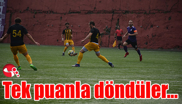 Ereğli Belediyespor tek puanla döndü...