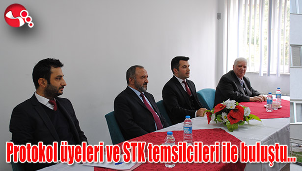 Rektör Çufalı, protokol üyeleri ve STK temsilcileri ile buluştu...