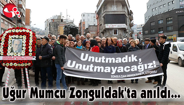 Uğur Mumcu Zonguldak'ta anıldı...