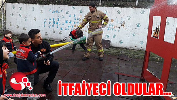 Minik öğrencilere eğitim...