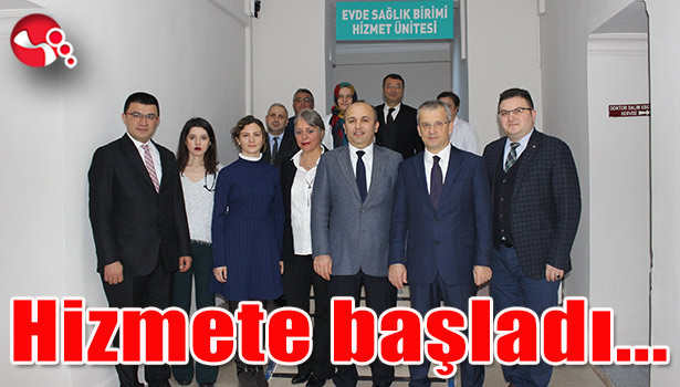 Hizmete başladı...