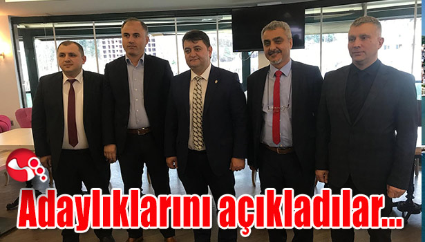 Kongre öncesi yönetim kurulu adaylıklarını açıkladılar...