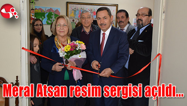 Meral Atsan resim sergisi açıldı.
