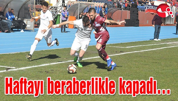 Haftayı beraberlikle kapadı...