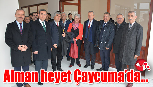 Alman heyet Çaycuma'da...