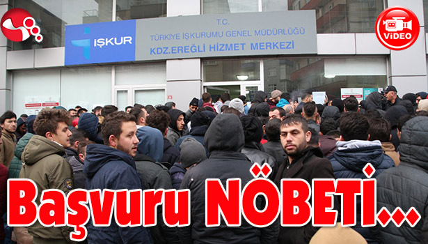 Sabaha kadar başvuru nöbeti tuttular...